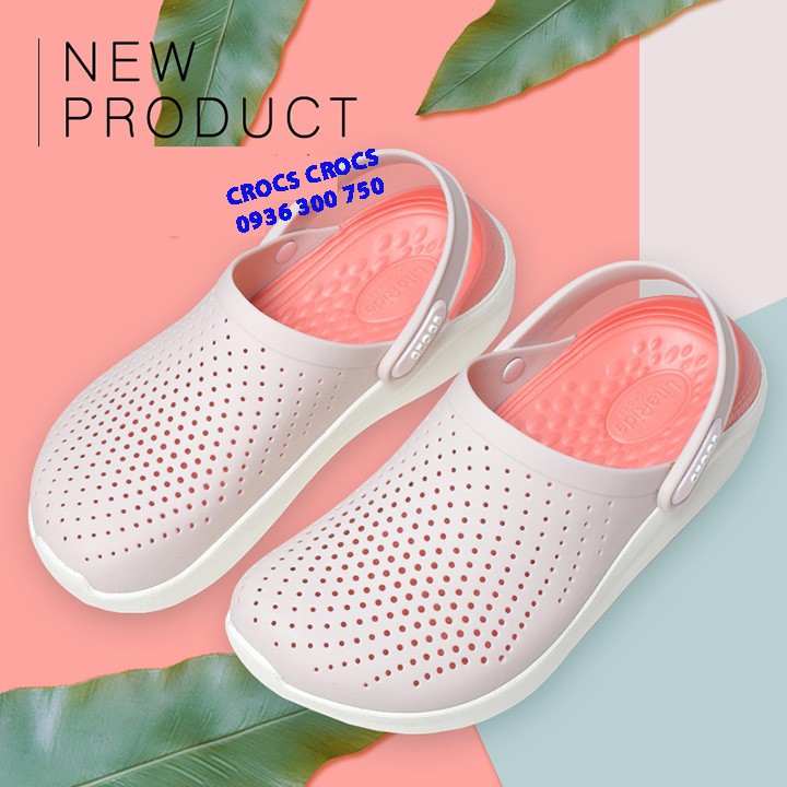 DÉP SỤC C.ROC.S. LITERIDE MÀU KEM LÓT CAM