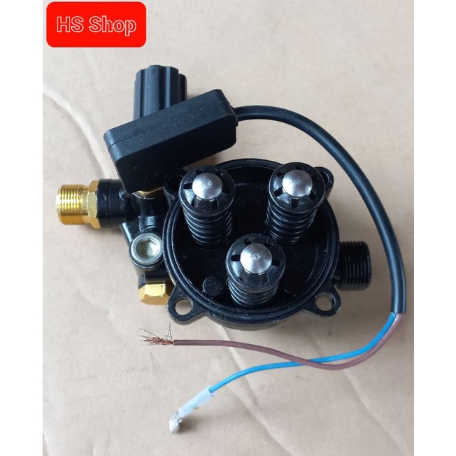 Bộ đầu bơm máy rửa xe mini có chỉnh áp, Đầu bơm máy rửa xe gia đình, Máy xịt rửa xe