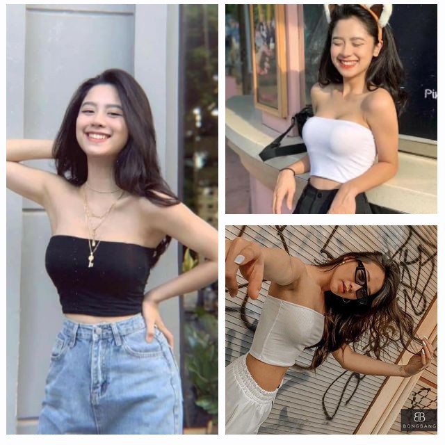 Áo quây croptop, áo ống quấy ngực chất bozip cực sexy