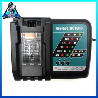 DC18RC 7.2V-18V Công cụ điện nhanh Công cụ sạc pin Li-ion cho Makita