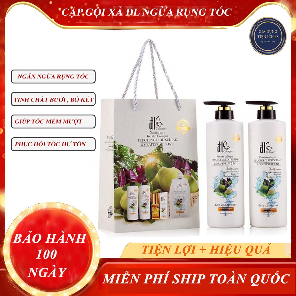 (RẺ VÔ ĐỊCH) Dầu gội xả ĐL, combo gội xả ngăn ngừa rụng tóc tinh dầu bưởi, bồ kết, SALE LỚN HÔM NAY, MUA NGAY!