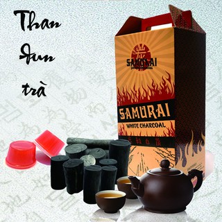 Than sạch nhật bản Samurai dùng trong trà đạo, trà thất, hộp 3kg