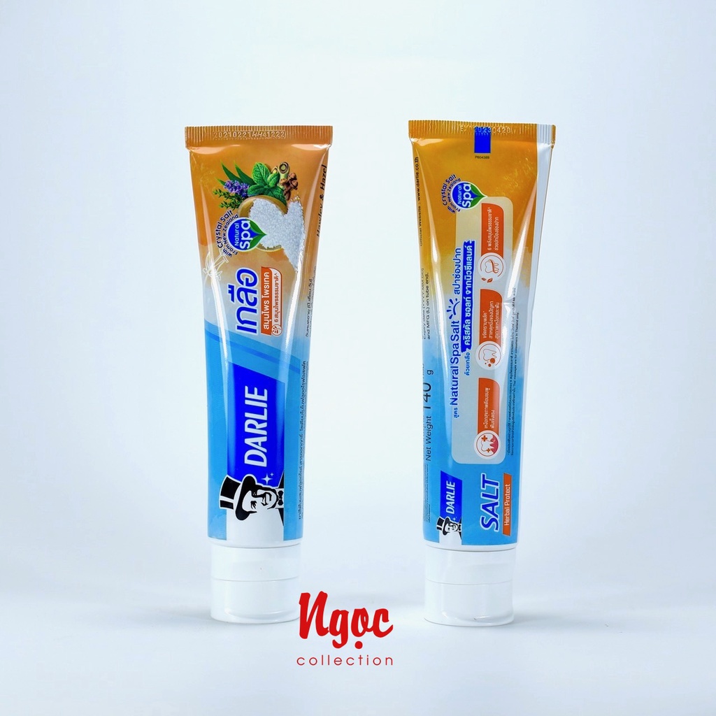 Hộp 03 tuýp kem đánh răng Darlie Muối Thái Lan - Mỗi tuýp 140g