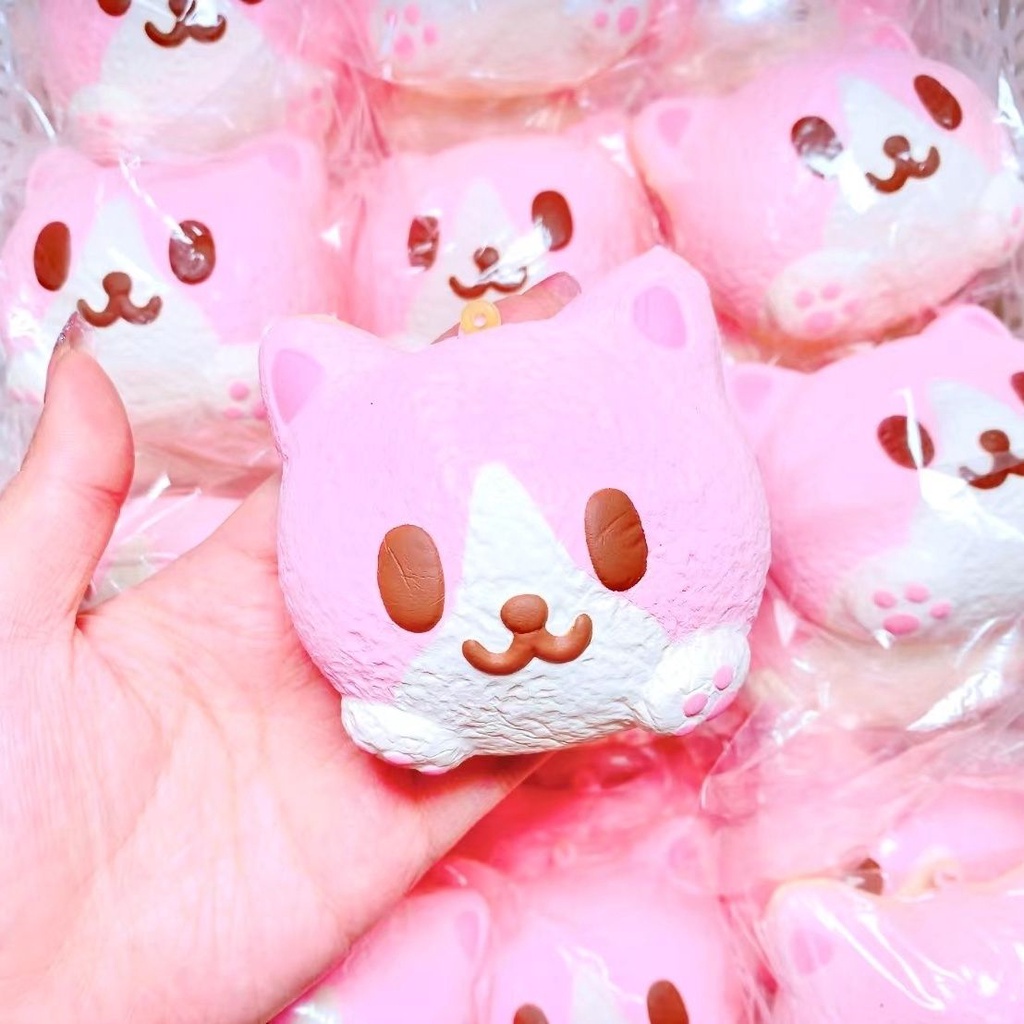 Đồ Chơi Mô Phỏng Hình Đầu Mèo Nở Hoa Nhập Khẩu Từ I bloom Siêu Mềm