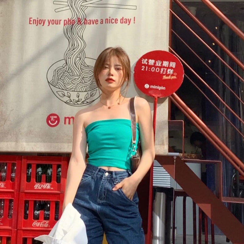 Áo ống phủ ngực thiết kế năng động trẻ trung