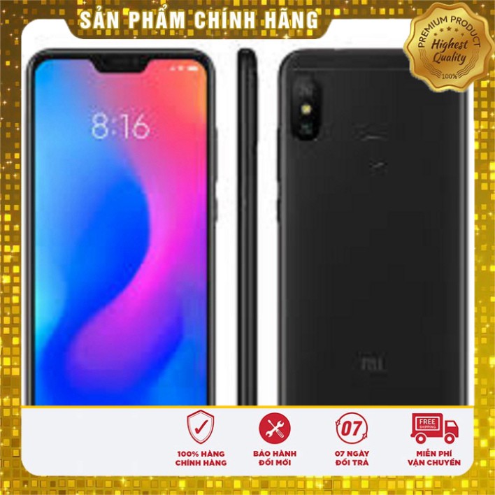 SALE điện thoại Xiaomi Redmi 6 Pro 2sim (4GB/64GB) mới zin CHÍNH HÃNG - có sẵn Tiếng Việt