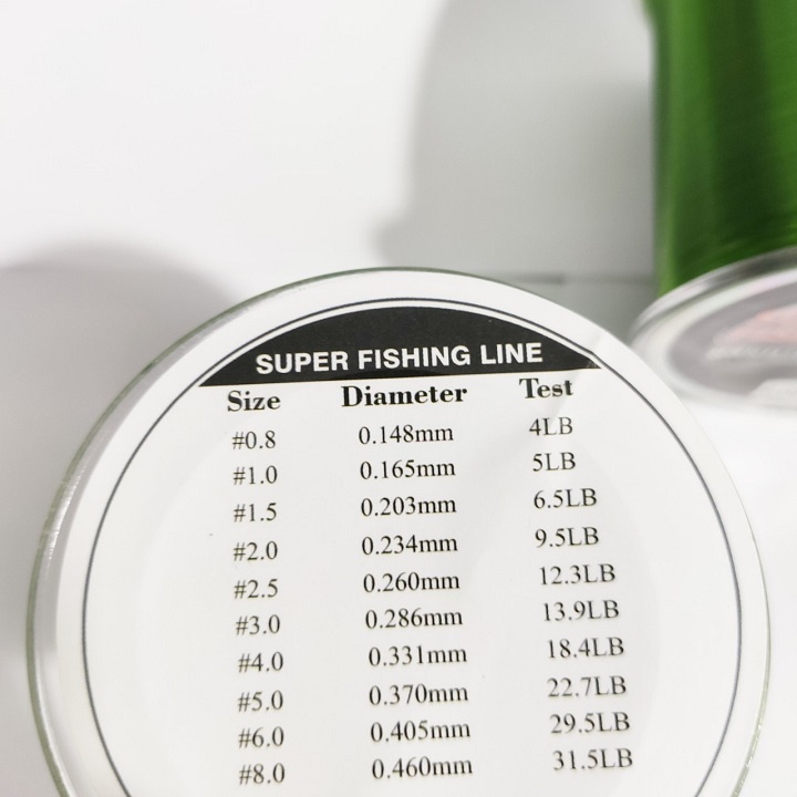 Cước Câu Cá Super Fishing Line Xanh Huỳnh Quang Tàng Hình 500m