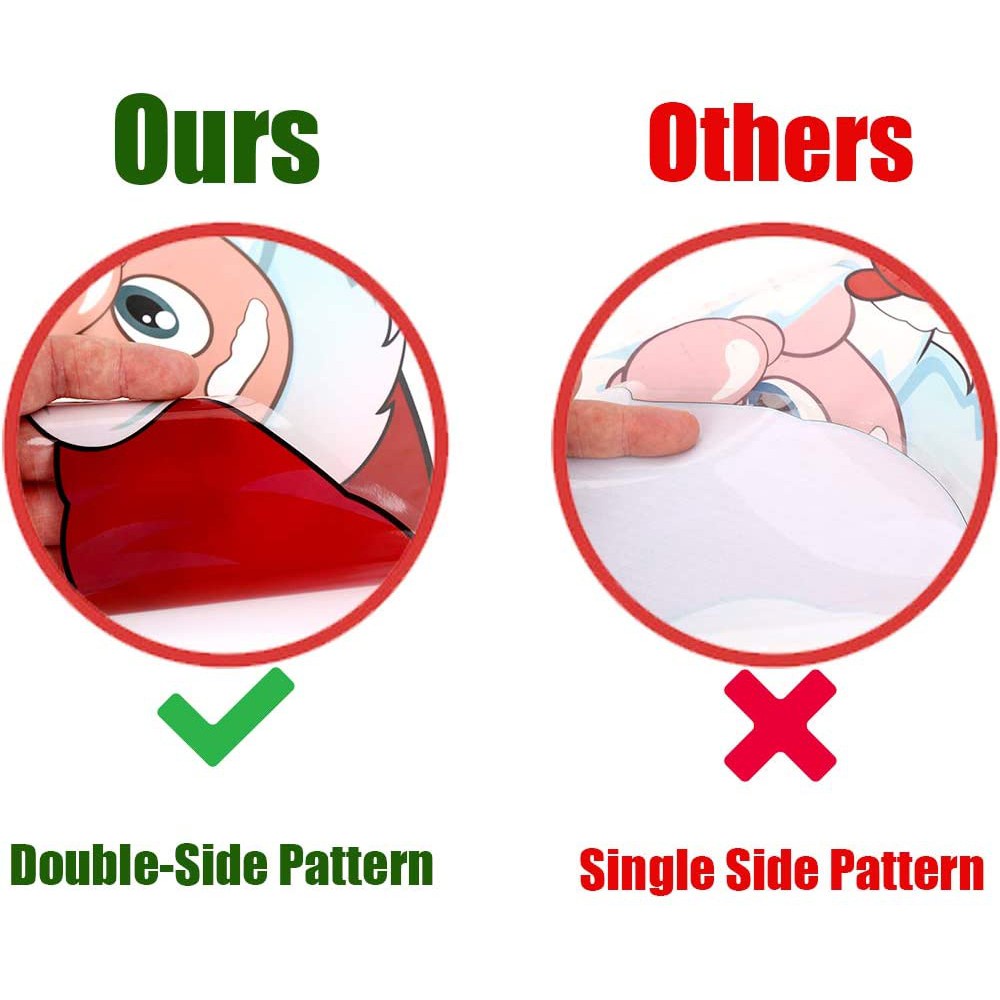 Sticker Dán Cửa Sổ Trang Trí Giáng Sinh Tự Dính