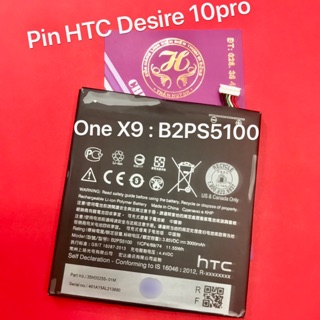 Pin htc desire 10 pro - one x9: b2sp5100 zin-mới 100%
