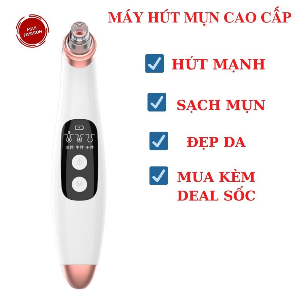 Máy Hút Mụn Cầm Tay Lấy Mụn Nhẹ Nhàng Không Tổn Thương Da MHM01 | BigBuy360 - bigbuy360.vn
