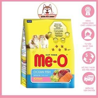 Thức ăn cho mèo con hạt me-o kitten vị cá biển 400gr - quin pet