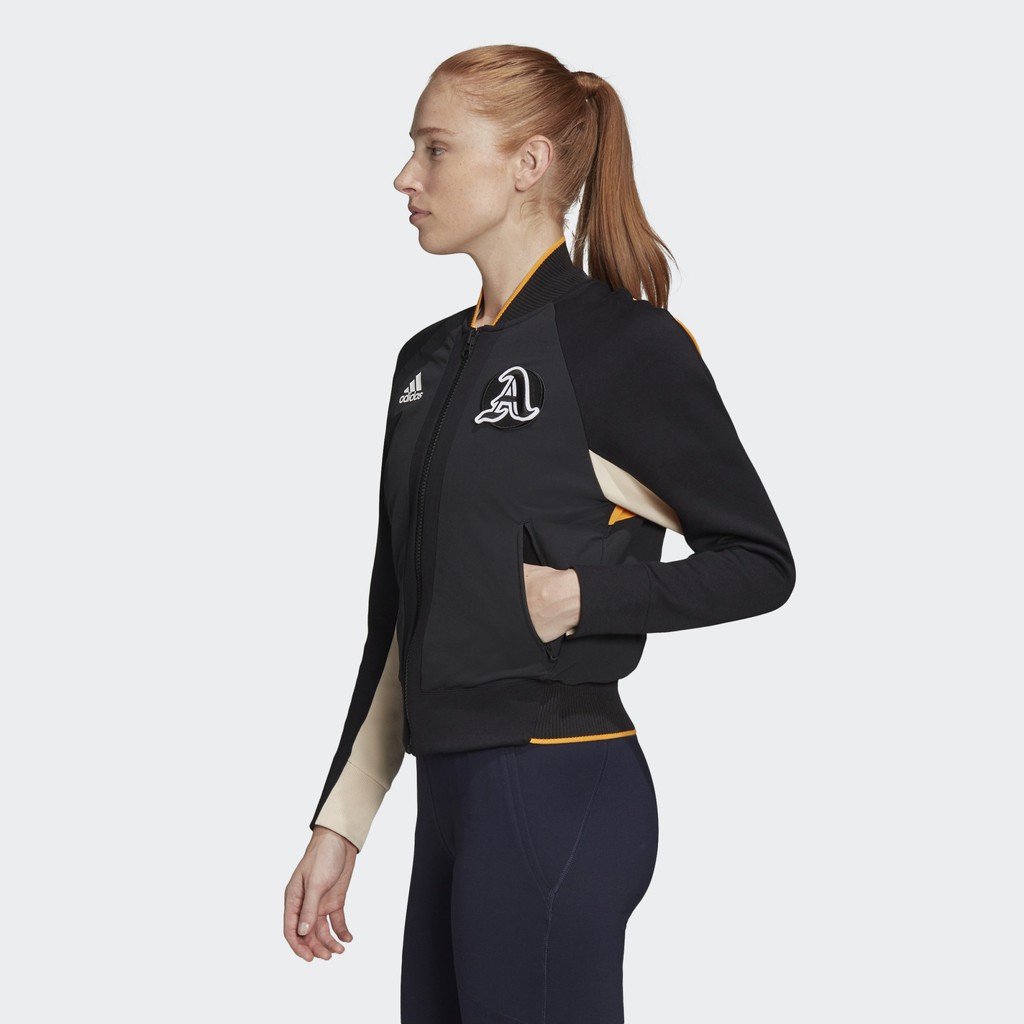 ADIDAS CHÍNH HÃNG - Áo khoác nỉ nữ Adidas VRCT màu đen - EA0422