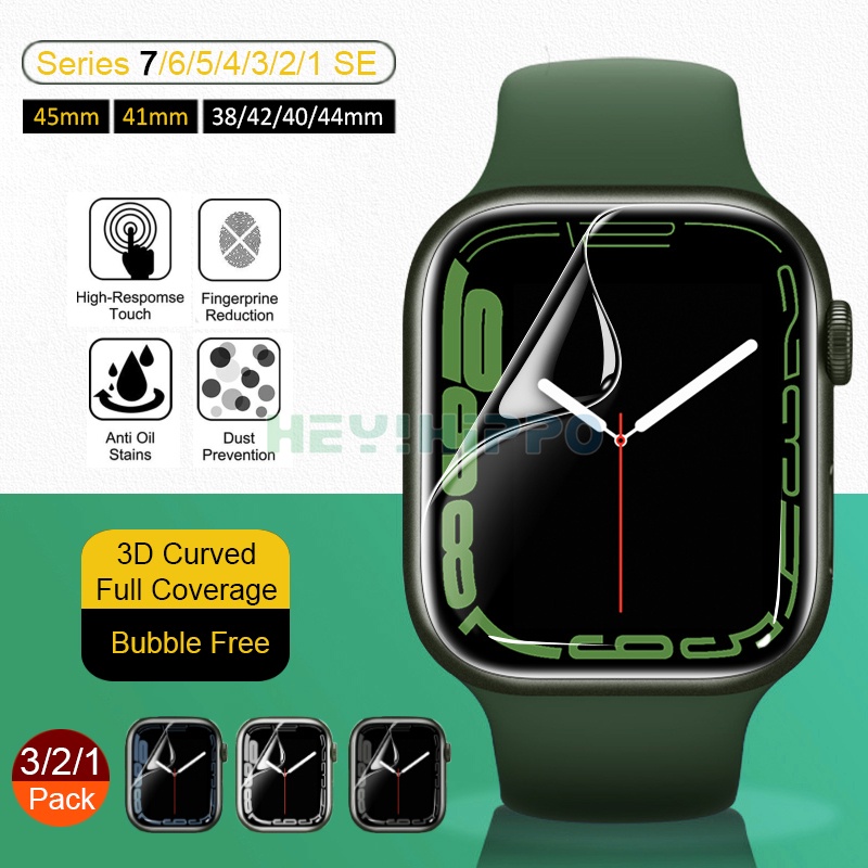 Miếng Dán Bảo Vệ Màn Hình Cho iWatch 7 SE 4 5 6 40MM 44MM 41MM 45MM Not Glass 38MM 42MM