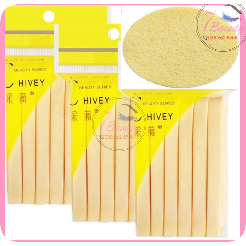 [5Bịch 60Miếng]Bông Nở Rửa Mặt Bọt Biển Chivey Dùng Trong Phun Xăm,Spa Siêu Tiết Kiệm | BigBuy360 - bigbuy360.vn