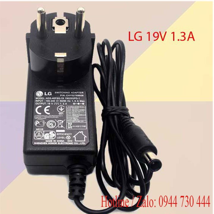 Adapter nguồn màn hình LG 19v 1.3a hàng zin