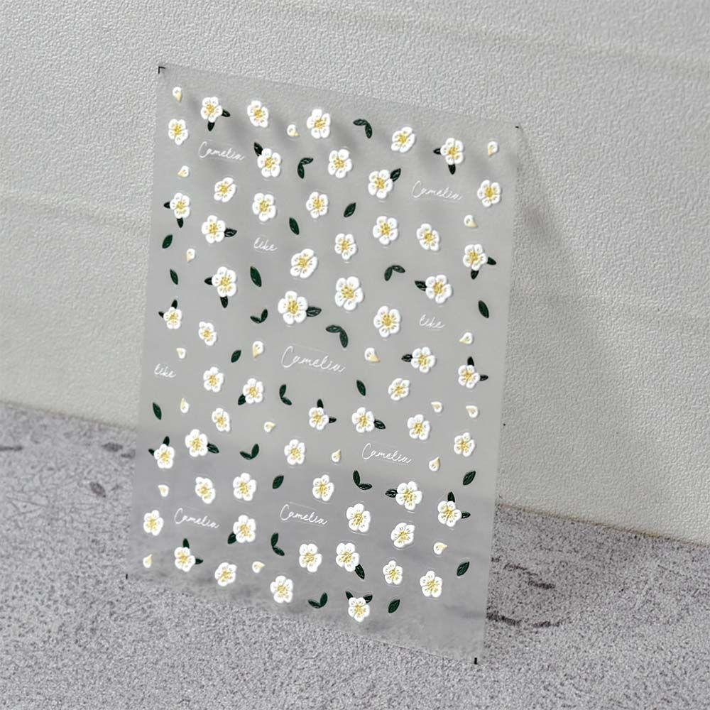 QQMALL Miếng Dán Hình Gấu Nổi 5D Dễ Thương Dùng Trang Trí Móng Nghệ Thuật