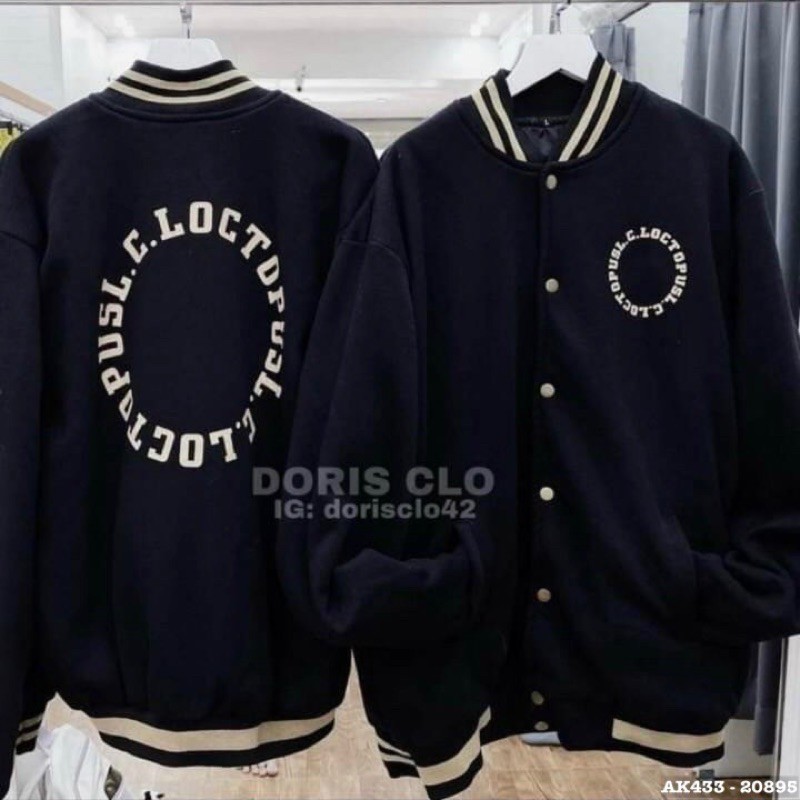 [Mã WASTMAY giảm 15% tối đa 30K đơn 150K] Áo Khoác BOMBER 433 Nỉ Bông in L.T.L Chất Dày Dặn Form Rộng UNISEX NAM NỮ OK | BigBuy360 - bigbuy360.vn