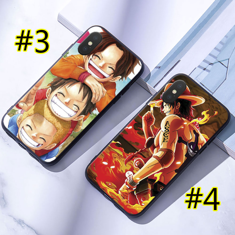 Ốp điện thoại mềm in hoạt hình One Piece Compatible for iPhone 6 6s 7 8 Plus X Xr