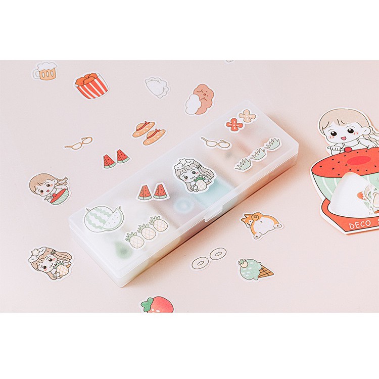 Bộ sticker/ Hình dán Họa Tiết Em Bé Dễ Thương (40 Hình)