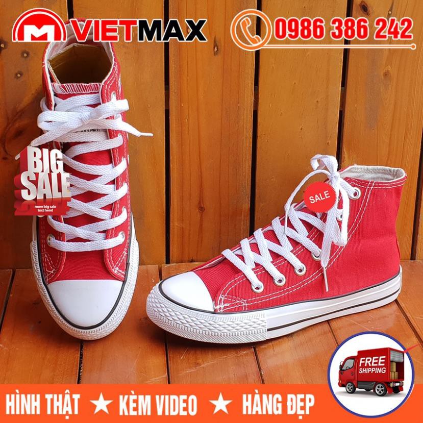 Giày Thể Thao CV Chuck 2 (II) Đỏ Tươi Cổ Cao Hàng Việt Nam Có Sẵn 2020 . new mùa thu NEW NEW