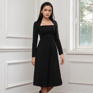 Váy đầm nữ Isabella MAIIMER cổ vuông