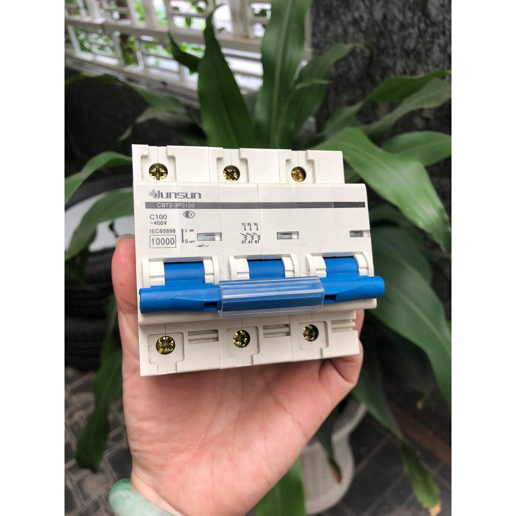 CẦU DAO APTOMA TỰ ĐỘNG (CB) TÉP 1-2-3 PHA DÒNG CẮT 10 -  6A-10A-16A-20A-25A-32A-40A-50A-63A-80A-100A