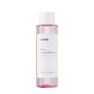 Nước cân bằng da chiết xuất Hoa anh đào NATURE REPUBLIC Pure Cherry Blossom Glowing Toner 155ml
