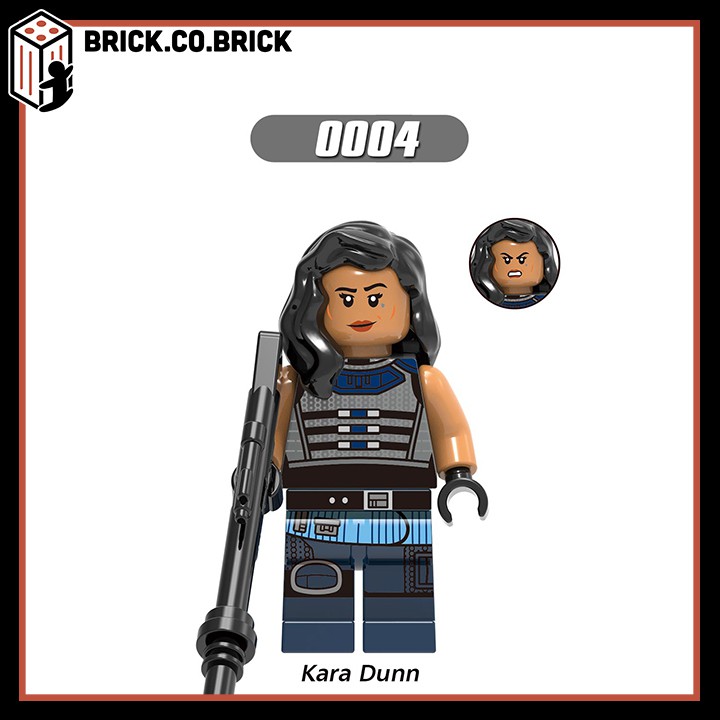 G0001 (CÓ SẴN) - Đồ chơi lắp ráp Minifigure Non Lego mô hình star wars chiến tranh giữa các vì sao Rhoda, Trooper