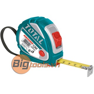 Thước cuộn thép nền vàng 10m x 25mm Total TMT126101