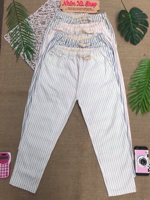 Quần Baggy Kẻ Sọc [HÌNH THẬT] [FREESHIP] [FORM CHUẨN] | BigBuy360 - bigbuy360.vn