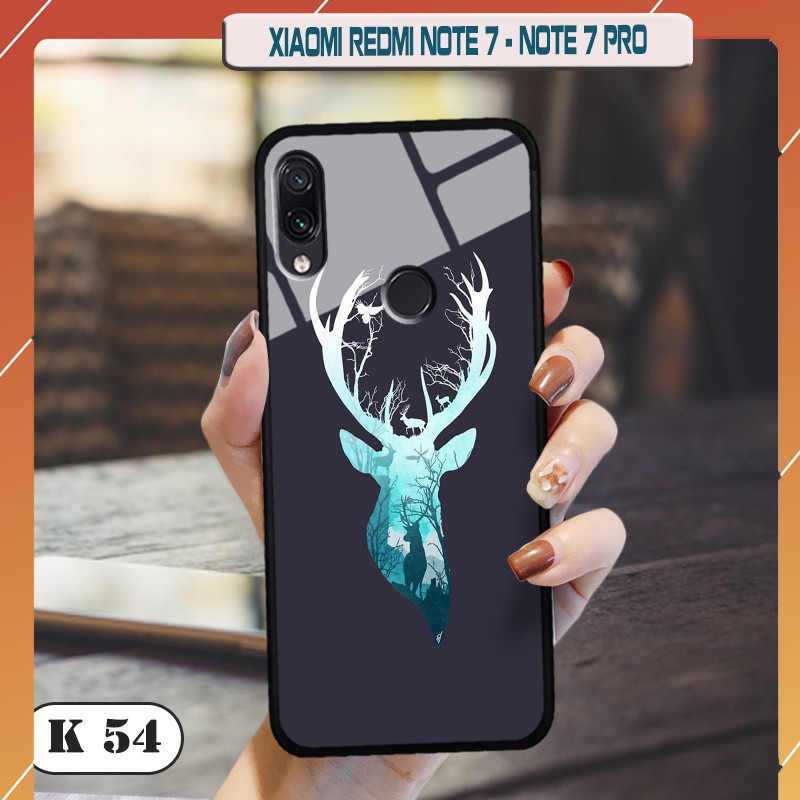 Ốp lưng kính 3D cho Xiaomi Redmi Note 7- Note 7 Pro