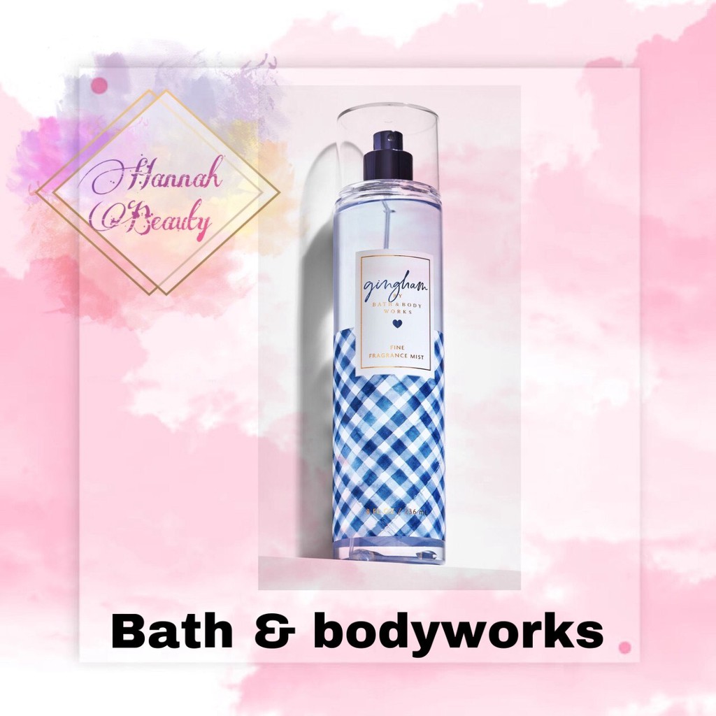 Xịt thơm Có nhũ Bath and Body Works -  GINGHAM (10ml/30ml/50ml/100ml) | Thế Giới Skin Care