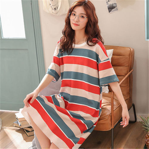 pyjama pijama Đồ mặc nhà đồ ngủ nữ tiểu thư dễ thương lụa sexy cute bigsize dài tay hai 2 dây Bộ Đồ Ngủ Vải Phi Bóng Phong Cách Hàn Quốc Quyến Rũ Cho Nữ