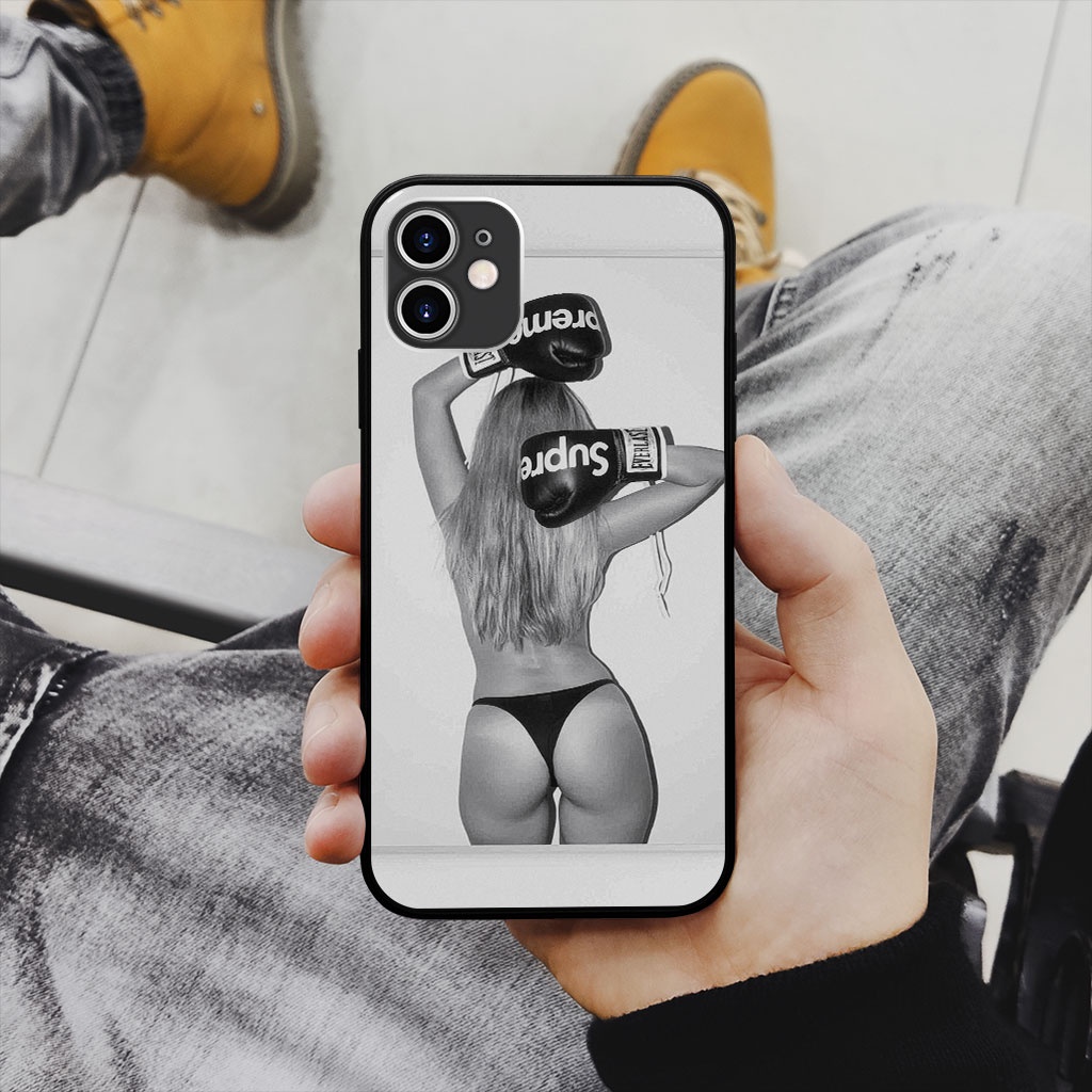 Ốp Lưng tay đấm SUPREME nóng bỏng gợi cảm ECOMEX dòng iphone 5 6 7 8 Plus 11 12 Pro Max X Xr SUPPOD00031