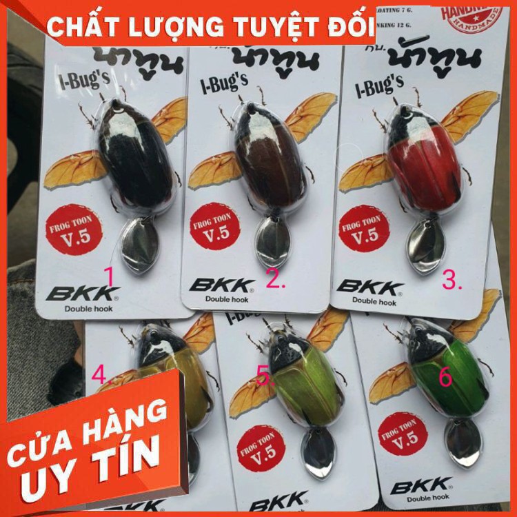 Mồi câu lure thailan mồi giả frog toon v5 mới nhất 2021