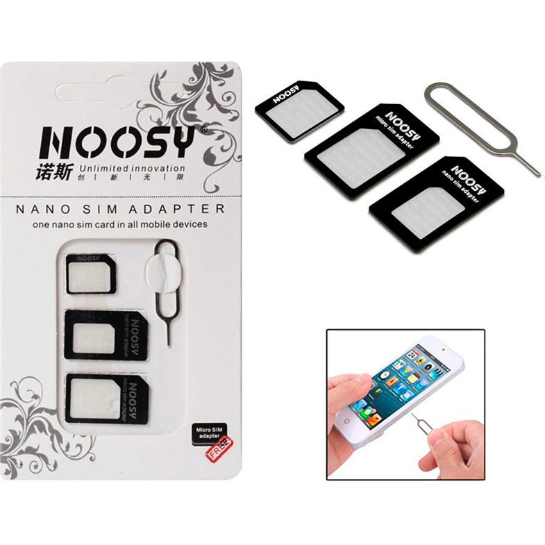 (SHOP CHUYÊN SỈ) BỘ CHUYỂN ĐỔI SIM NANO VÀ CÂY LẤY SIM (GIÁ ƯU ĐÃI)