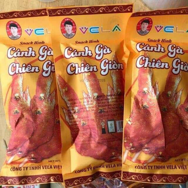 sỉ 30 gói snack cánh gà