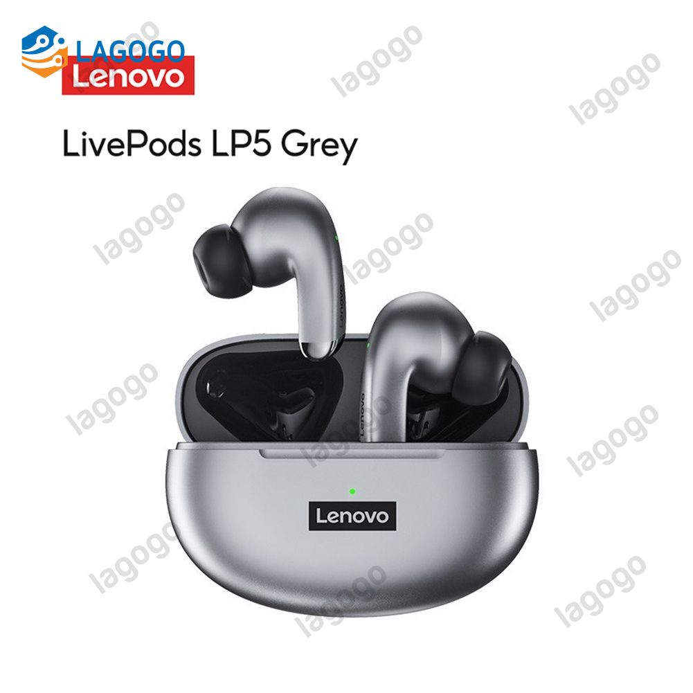 Lenovo LP5 Mini Bluetooth 9D Stereo Chống Nước Không Dây Tai Nghe Nhét Tai Cho iPhone 13 Xiaomi Bluetooth Tai Nghe Có Mic