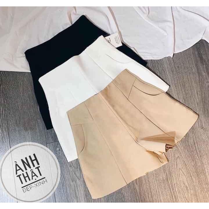 Quần Short Nữ Dáng A 🍀FRRESHIP🍀Quần Sooc Nữ Cạp Cao Tôn Dáng Vải Tuyết Mưa Cao Cấp | BigBuy360 - bigbuy360.vn