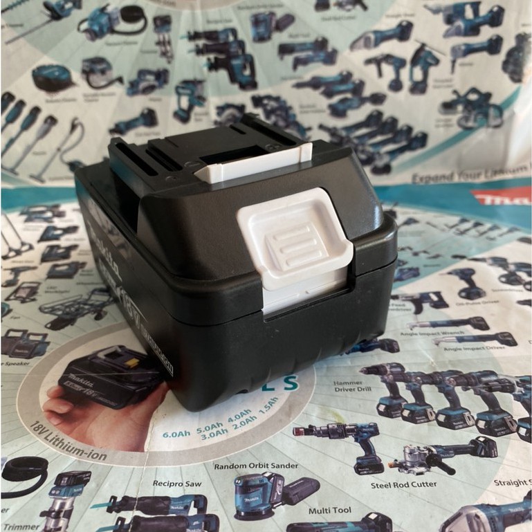 Vỏ Makita 5s 18V 2 hàng sạc Adapter, tem in. BN.