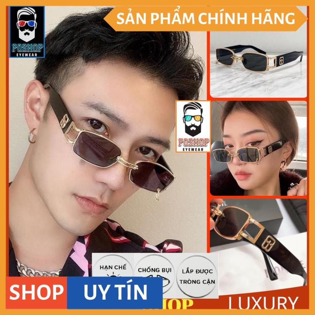 MẮT KÍNH MÁT NAM NỮ KÍNH RÂM POSHOP FULLBOX HÃNG HÀN QUỐC GW002 CAO CẤP VUÔNG THỜI TRANG TREND