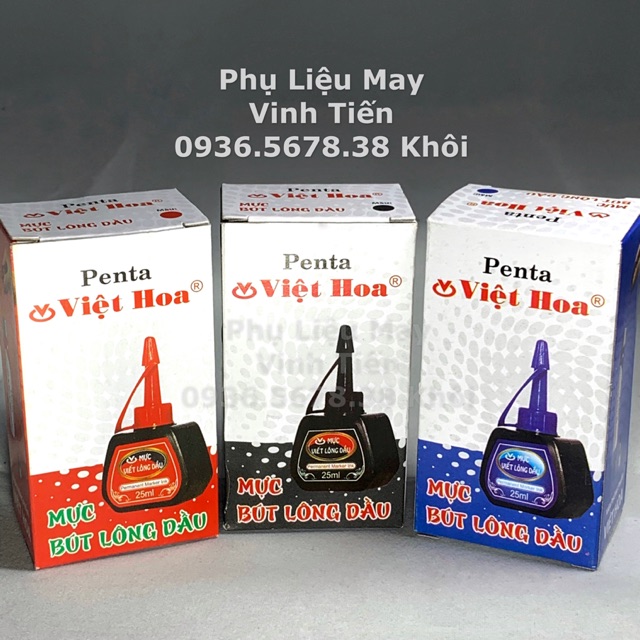 Mực bút lông dầu 10.000 VNĐ/ cái