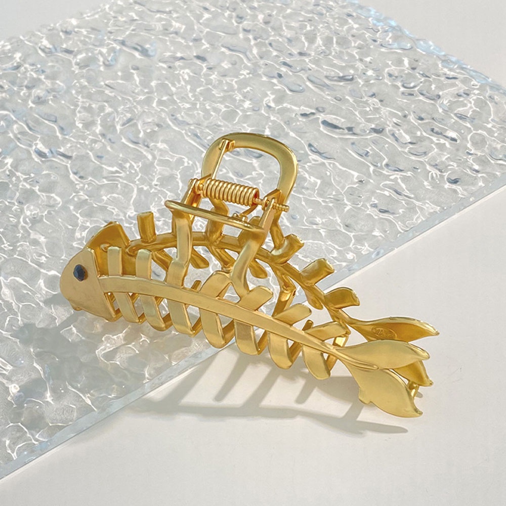 Kẹp Tóc Kim Loại Nhiều Màu Hình Vây Cá Mập Cỡ Lớn Cho Nữ