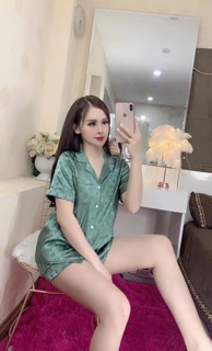 Đồ bộ pizama - Đùi gấm