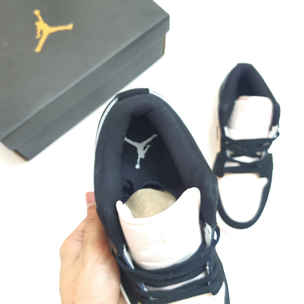 Giày Sneaker Jordan 1 Low Guava Ice Cao Cấp Fullbox, Giày thể thao nữ jordan cổ thấp đen hồng cute cực kì dễ phối đồ