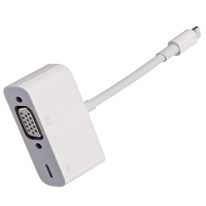 Lightning to VGA Adapter For Iphone X 5s 6 6s 7 7 Plus Ipad For Apple TV Device vn