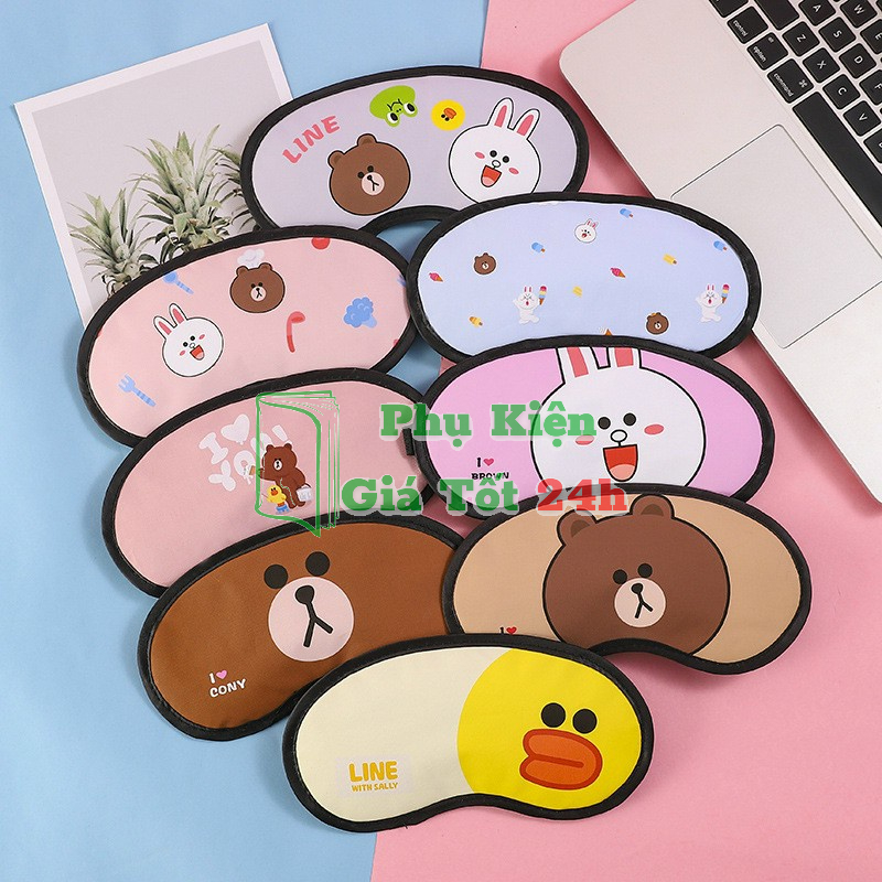 Bịt mắt ngủ, miếng che mắt bảo vệ  mắt hình thú cute