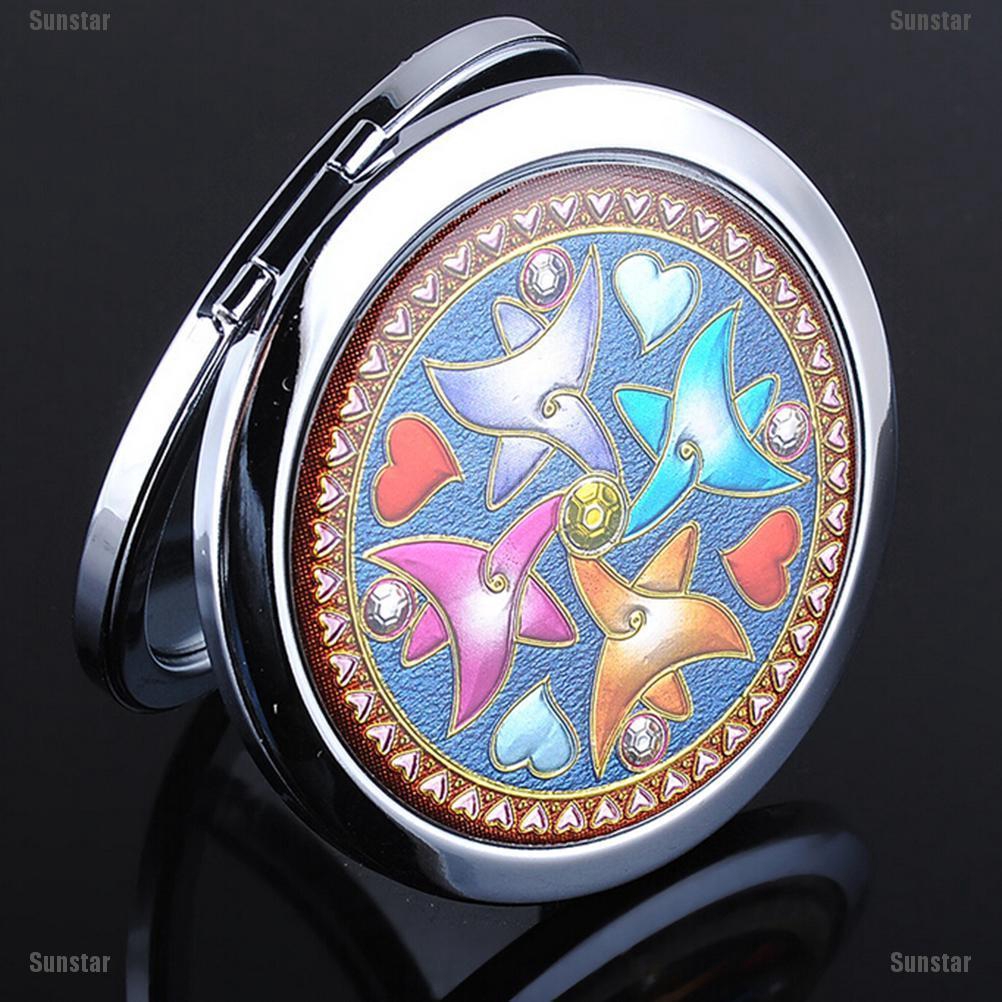 (hàng Mới Về) Gương Trang Điểm Phóng To Hai Mặt Nhỏ Gọn Tiện Dụng | BigBuy360 - bigbuy360.vn