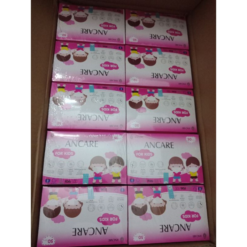 Khẩu trang y tế trẻ em ANCARE For Kids - hộp 50 cái | BigBuy360 - bigbuy360.vn