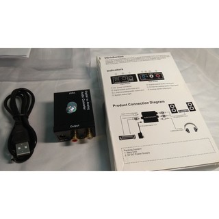 [FREESHIP 99K]_FreeShip Box chuyển đổi âm thanh tivi Optical sang Audio AV RCA R/L ra Ampli loại xịn NP20146 Vn